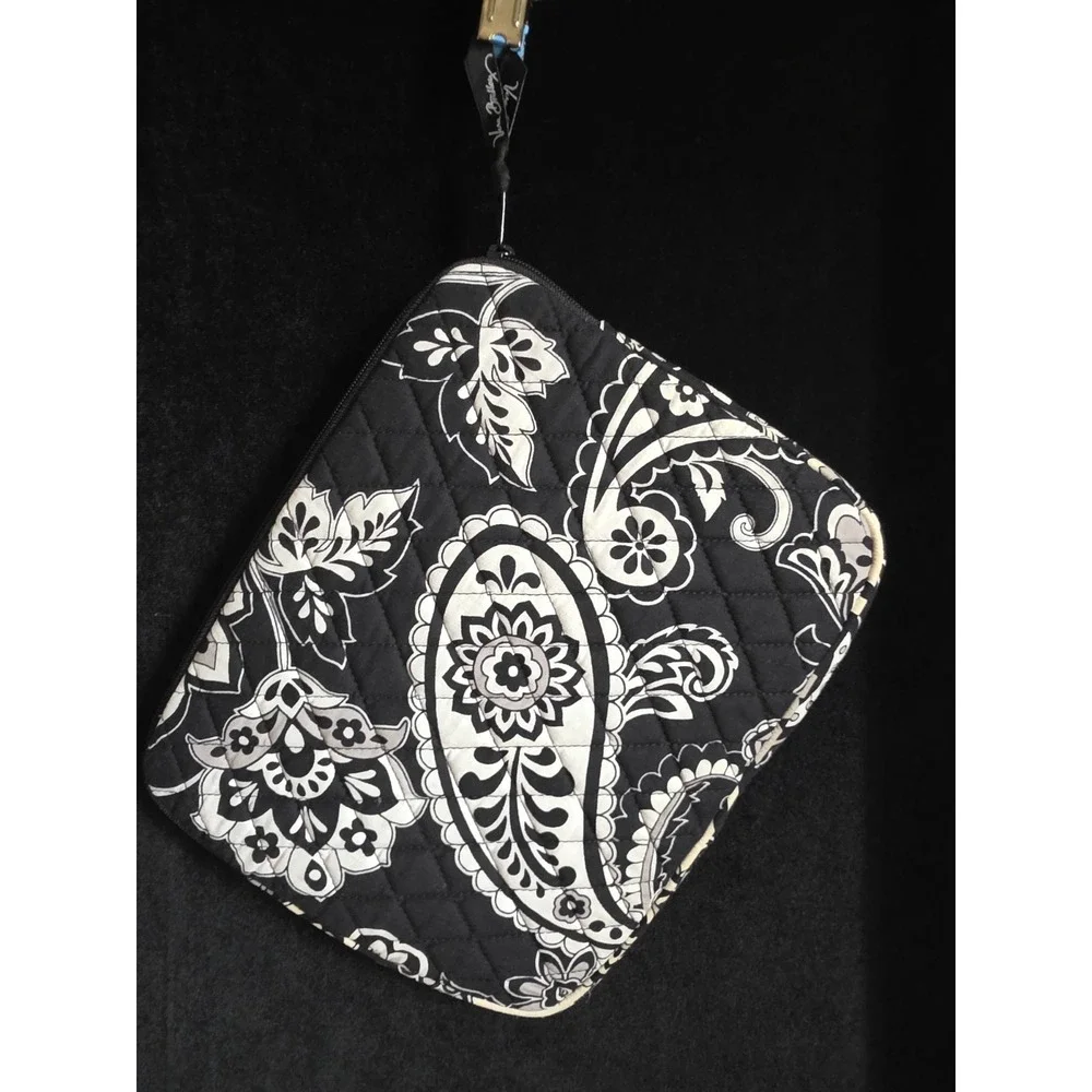 Vera Bradley Tablet Tech Kindle iPad Mini Sleeve Quilted Black & White